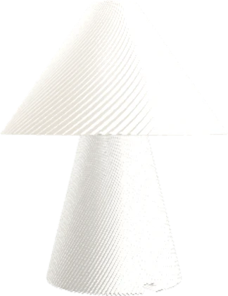 Luminária de mesa, renderizado
